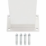 vidaXL Tuindouchekraan RVS 110cm - 40% Korting!