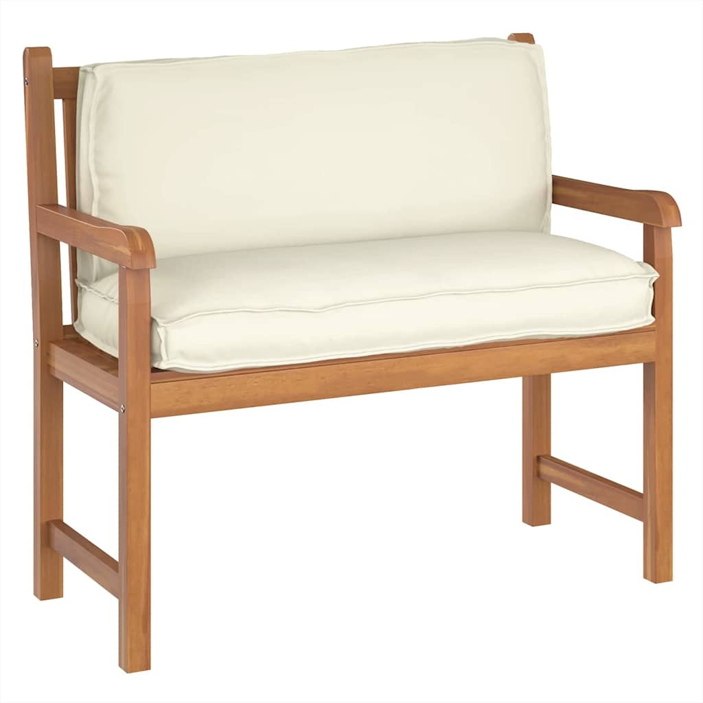 40% Korting: VidaXL Rugleuning Palletkussen Crème 120cm - Retourdeal!