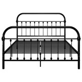 VidaXL Bedframe 160x200 Zwart - Beschadigd - 55% Korting!