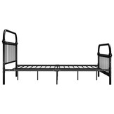 VidaXL Bedframe 160x200 Zwart - Beschadigd - 55% Korting!