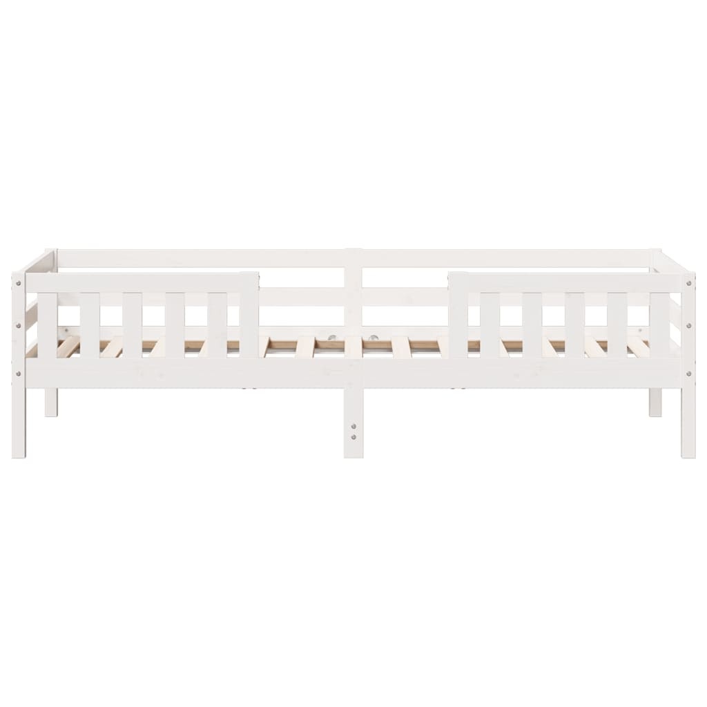 Grenen Bedframe 140x200 Wit - Zo Goed Als Nieuw - 40% Korting!