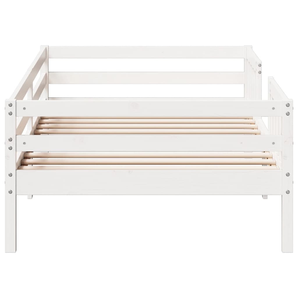 Grenen Bedframe 140x200 Wit - Zo Goed Als Nieuw - 40% Korting!