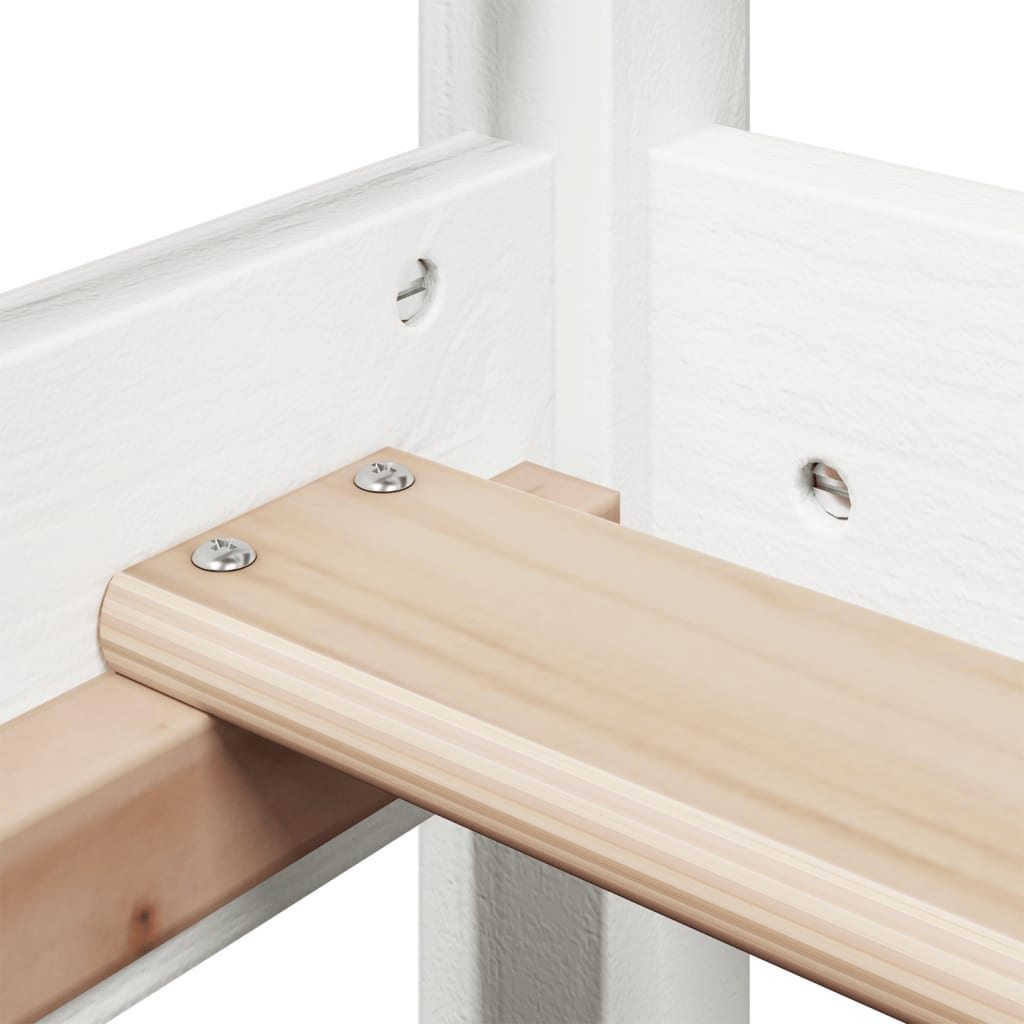 Grenen Bedframe 140x200 Wit - Zo Goed Als Nieuw - 40% Korting!