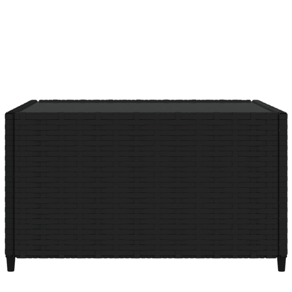 vidaXL Salontafel Rattan Zwart 50x50 cm - 40% Korting!