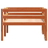 Kinderbedframe 75x190 cm Grenenhout - Wasbruin - 40% Korting!