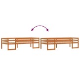 Kinderbedframe 75x190 cm Grenenhout - Wasbruin - 40% Korting!