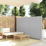 VidaXL Uittrekbaar Windscherm Grijs 140x300cm - 56% Korting!