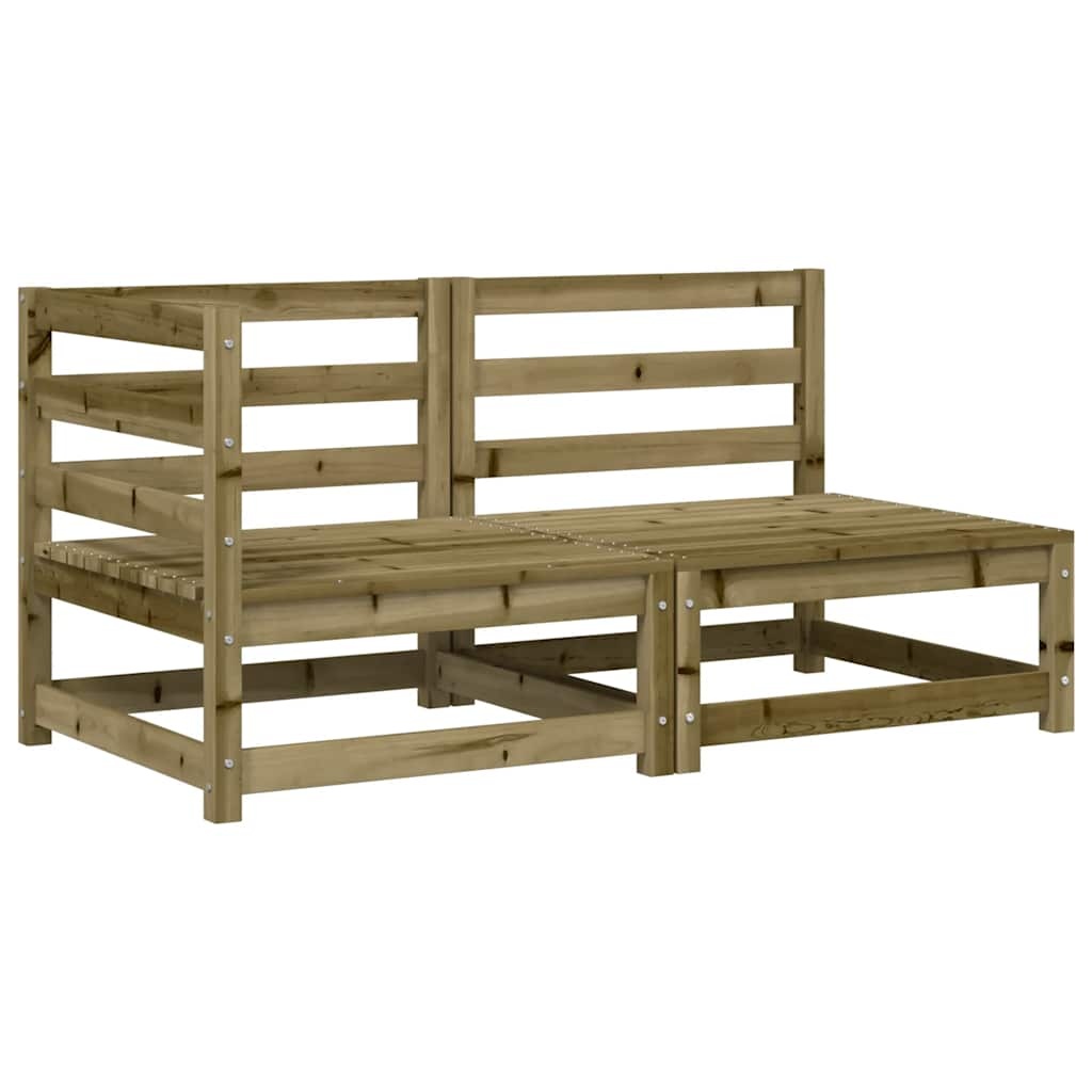 Tuinbank 2-zits Grenenhout + Kussens -40% Korting!