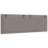 vidaXL Hoofdbordkussen Hanko 120cm Taupe - 40% Korting!