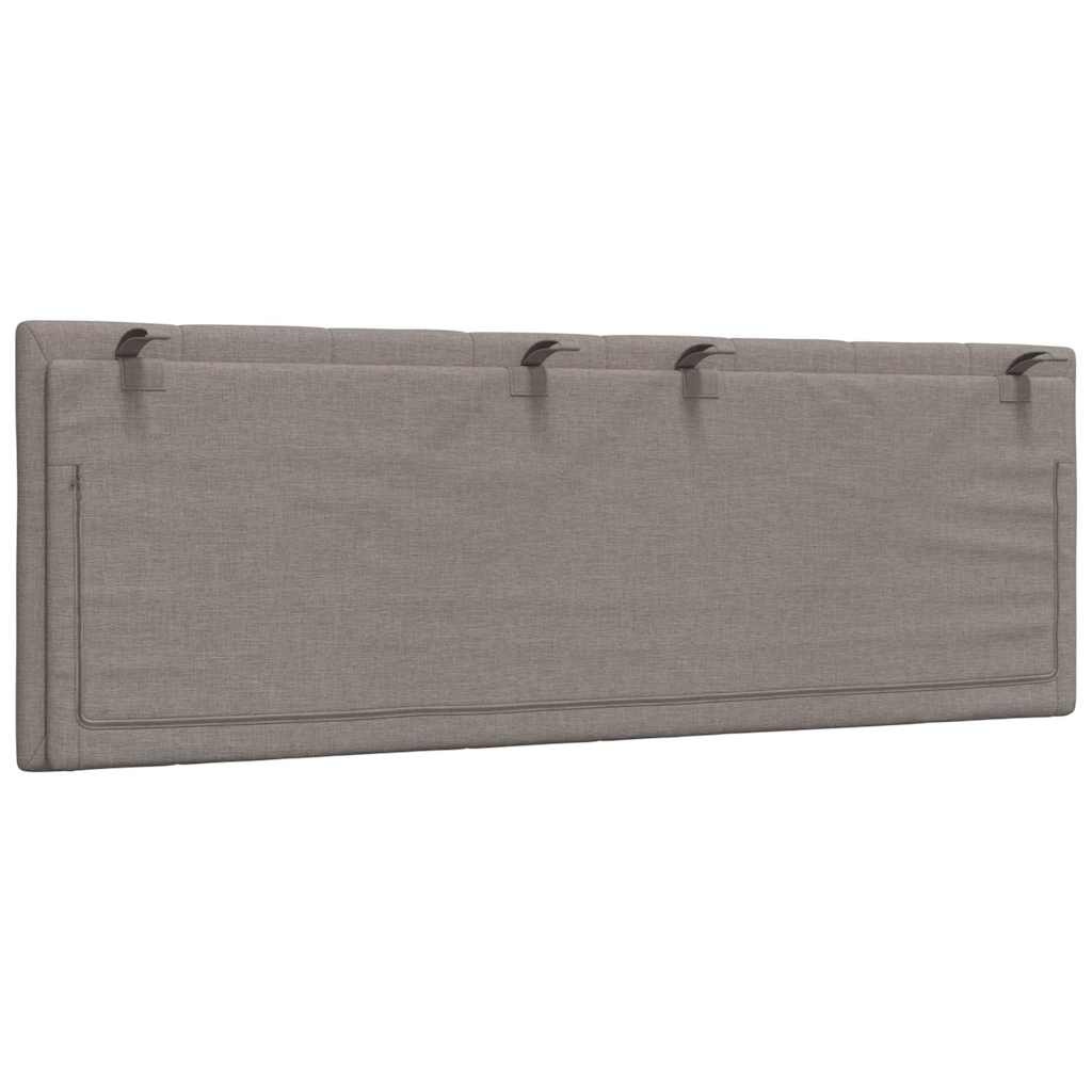 vidaXL Hoofdbordkussen Hanko 120cm Taupe - 40% Korting!