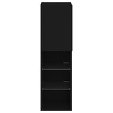 VidaXL TV-Meubel Set Zwart LED - 2 Stuks - 40% Korting!