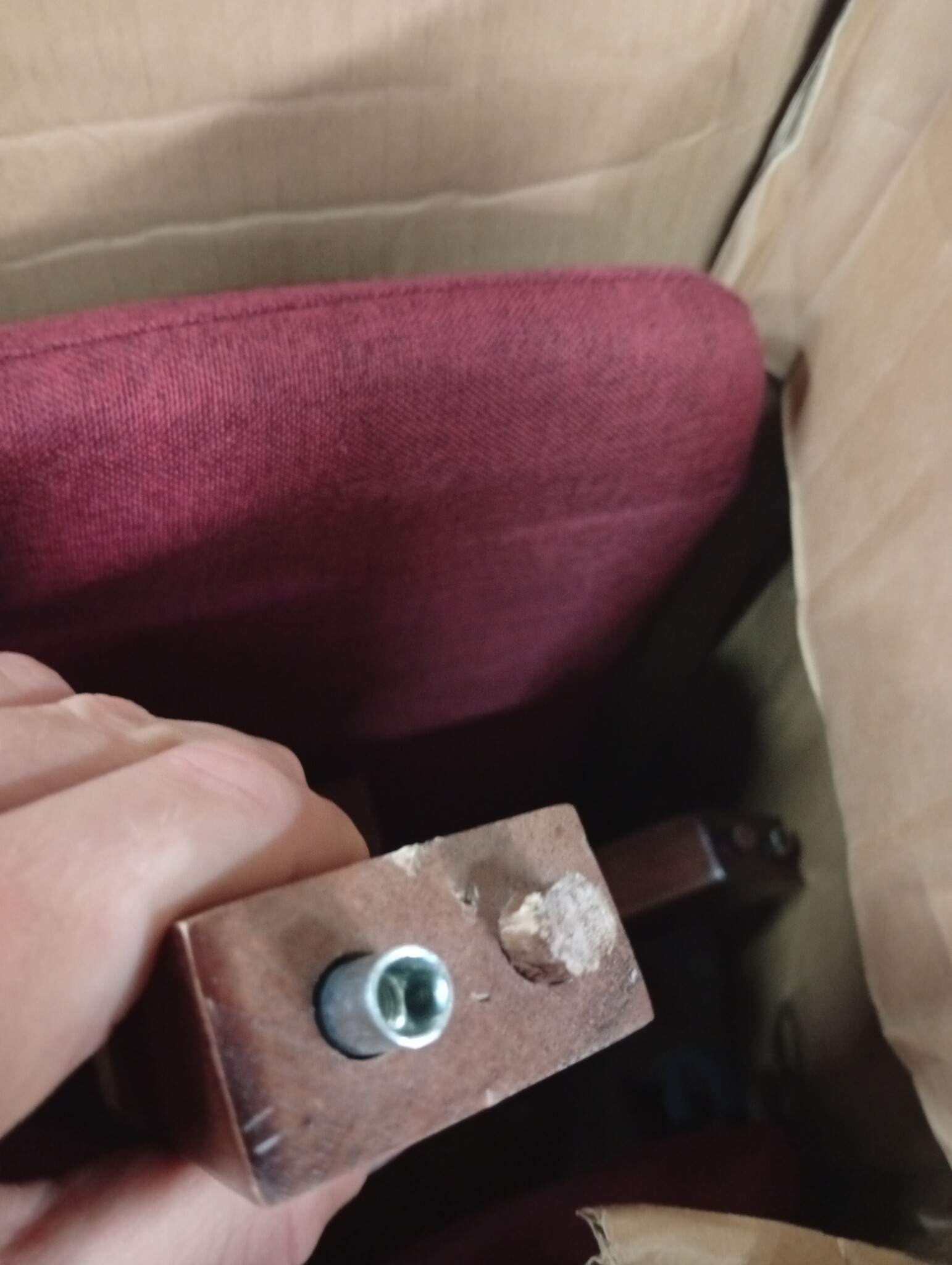 Relaxstoel Wijnrood - 55% Korting! (Lichte Krasjes)