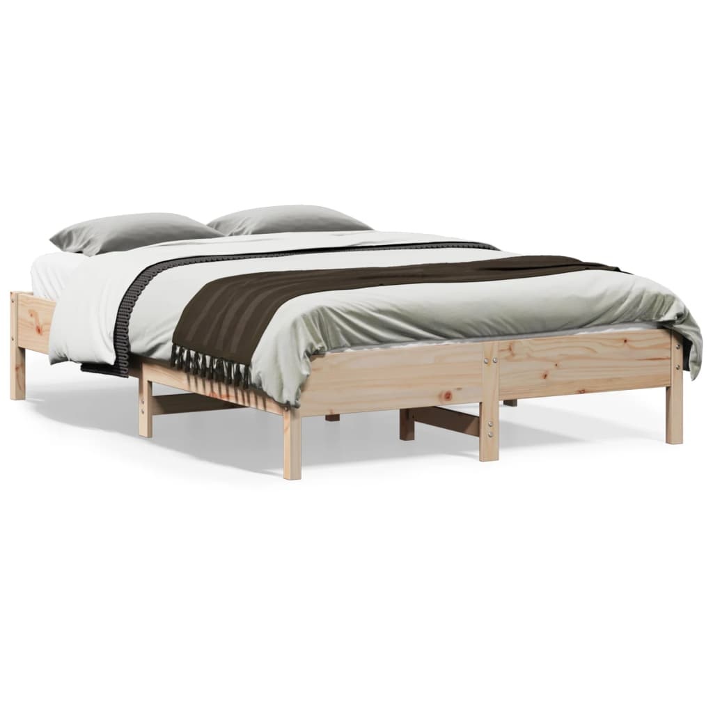 Grenen Bedframe 135x190cm - Zo Goed Als Nieuw! 40% Korting