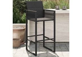 VidaXL Tuinbarkrukken (2 st) Zwart -60%! Krasje, Topdeal!