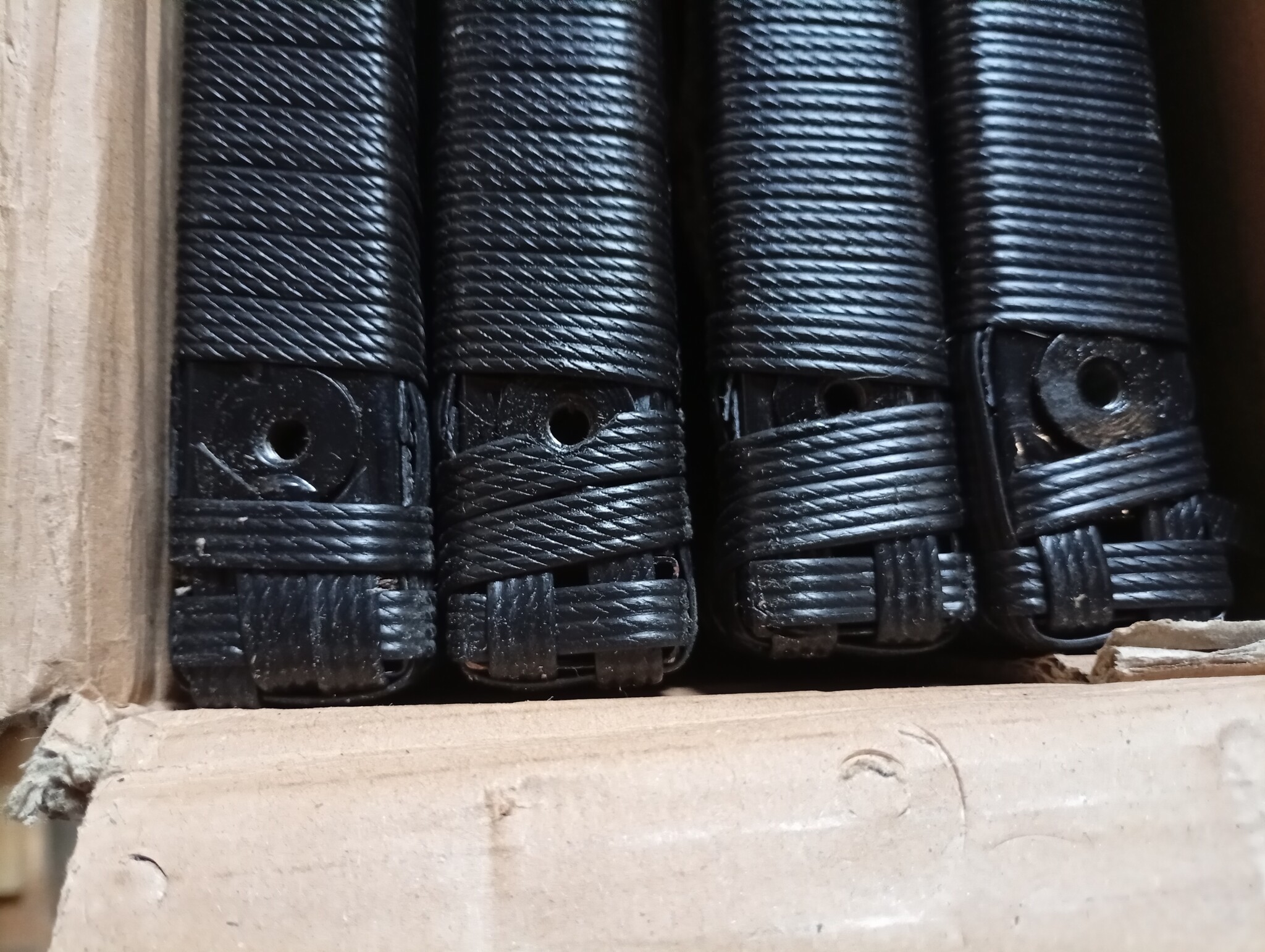 VidaXL Tuinbarkrukken (2 st) Zwart -60%! Krasje, Topdeal!