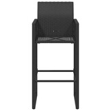 VidaXL Tuinbarkrukken (2 st) Zwart -60%! Krasje, Topdeal!