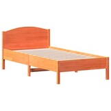 Grenen Bedframe 90x190 cm Wasbruin - NU 55% Korting!