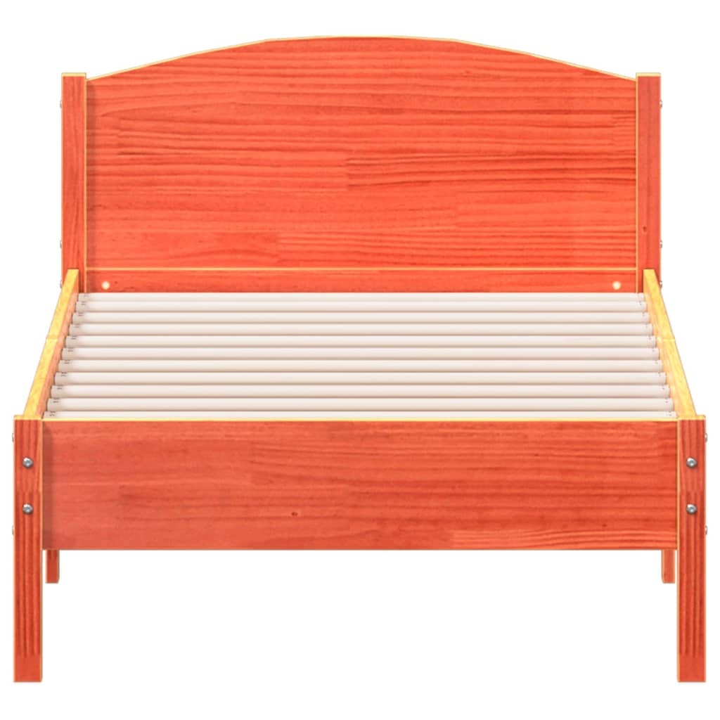 Grenen Bedframe 90x190 cm Wasbruin - NU 55% Korting!