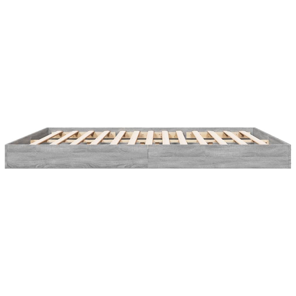 Bedframe 180x200 Sonoma Grijs - 40% Korting! (Retour)