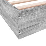 Bedframe 180x200 Sonoma Grijs - 40% Korting! (Retour)