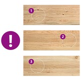 Eiken Vensterbanken (2x) 70x25cm - 40% Korting! Massief & Nieuwstaat