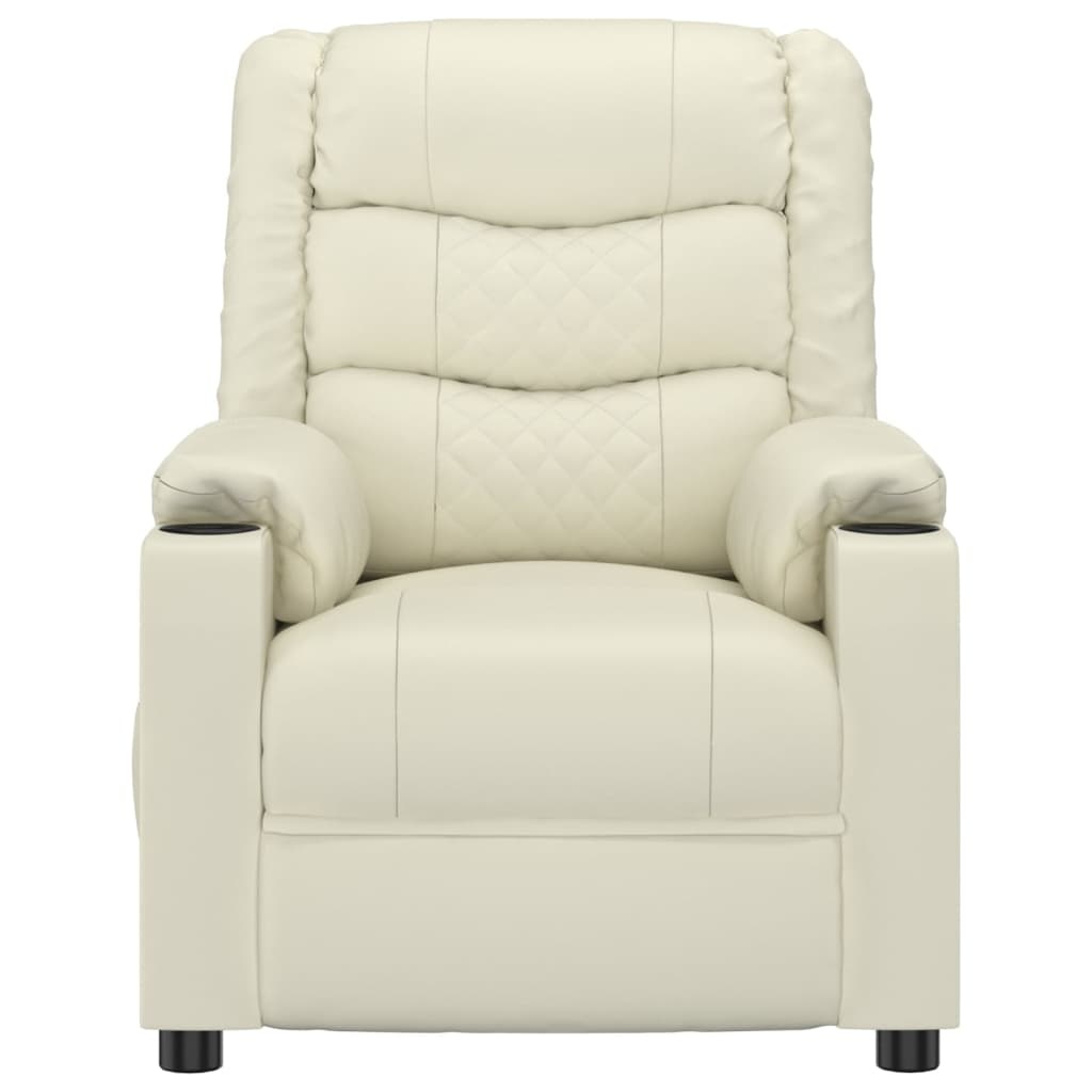 vidaXL Verstelbare Fauteuil Crème - 40% Korting!