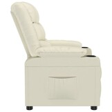 vidaXL Verstelbare Fauteuil Crème - 40% Korting!