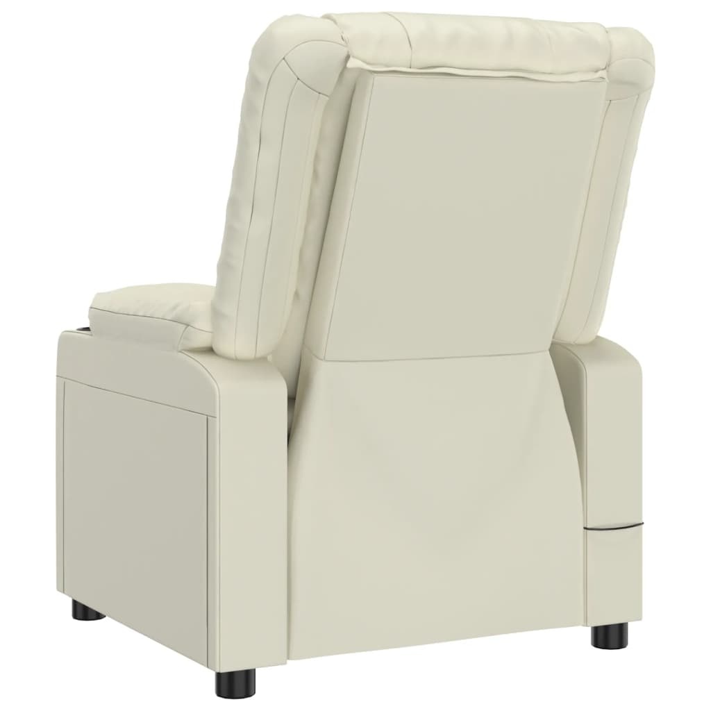 vidaXL Verstelbare Fauteuil Crème - 40% Korting!