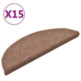vidaXL Trapmatten Bruin 15 stuks - 40% Korting!