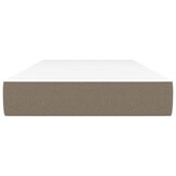 VidaXL Pocketveringmatras 80x200 Taupe - 57% Korting!
