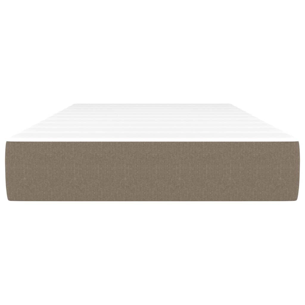 VidaXL Pocketveringmatras 80x200 Taupe - 57% Korting!