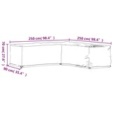 Tuinmeubelhoes L-vorm 250x250cm - 40% Korting!