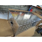 vidaXL Opbergbox 100cm Zilver - 55% Korting! (Krasjes)