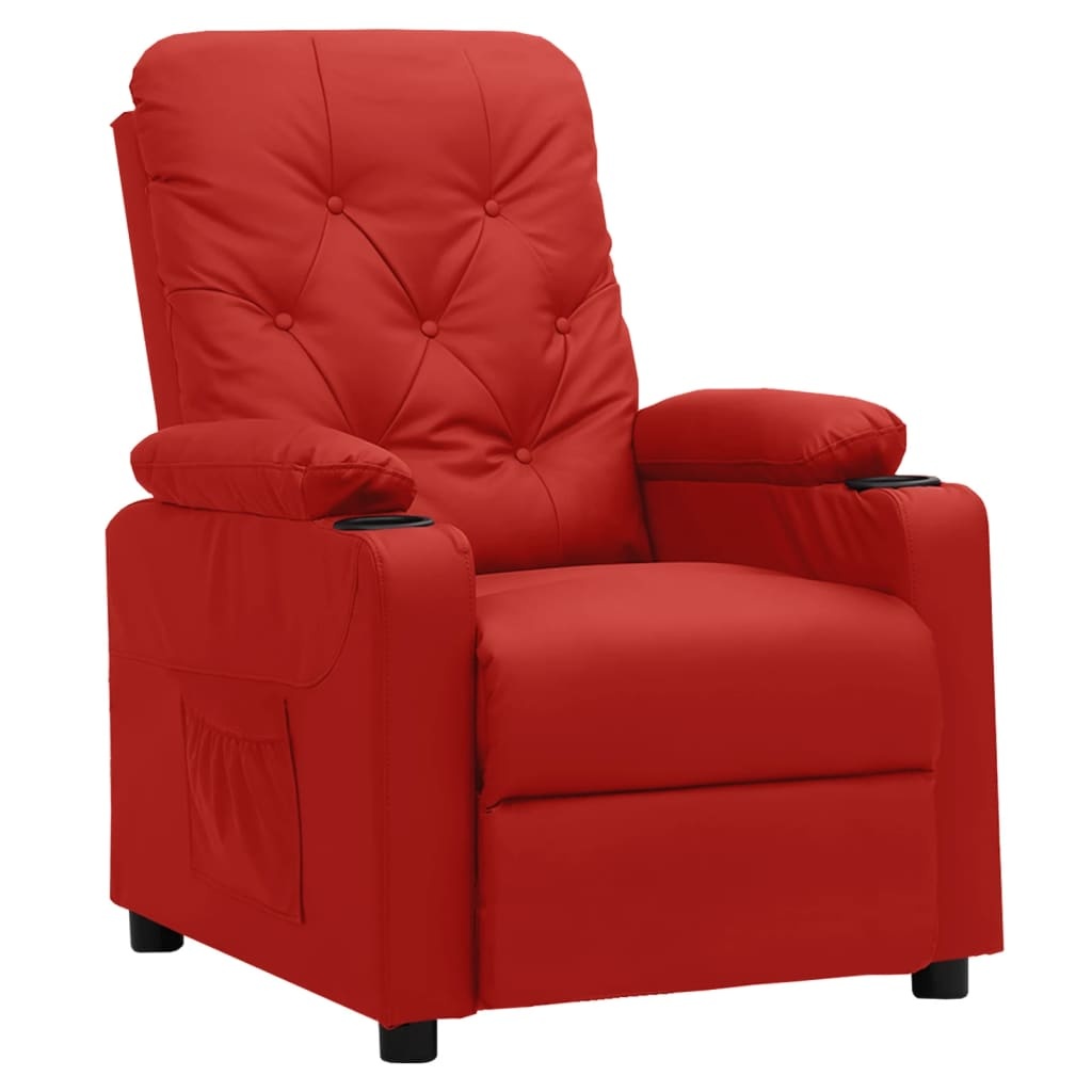 vidaXL Verstelbare Fauteuil Wijnrood - 40% Korting!