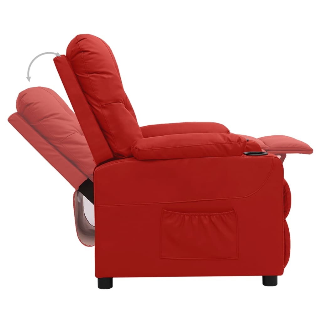vidaXL Verstelbare Fauteuil Wijnrood - 40% Korting!