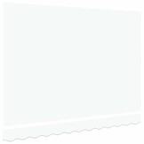 vidaXL Zonnescherm Doek Wit 350x200cm - 40% Korting!