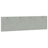 vidaXL Hoofdkussen 180cm Lichtgrijs - Fluweel - 40% Korting!