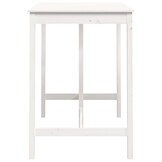 vidaXL Bartafel Grenenhout Wit 140cm - 40% Korting!