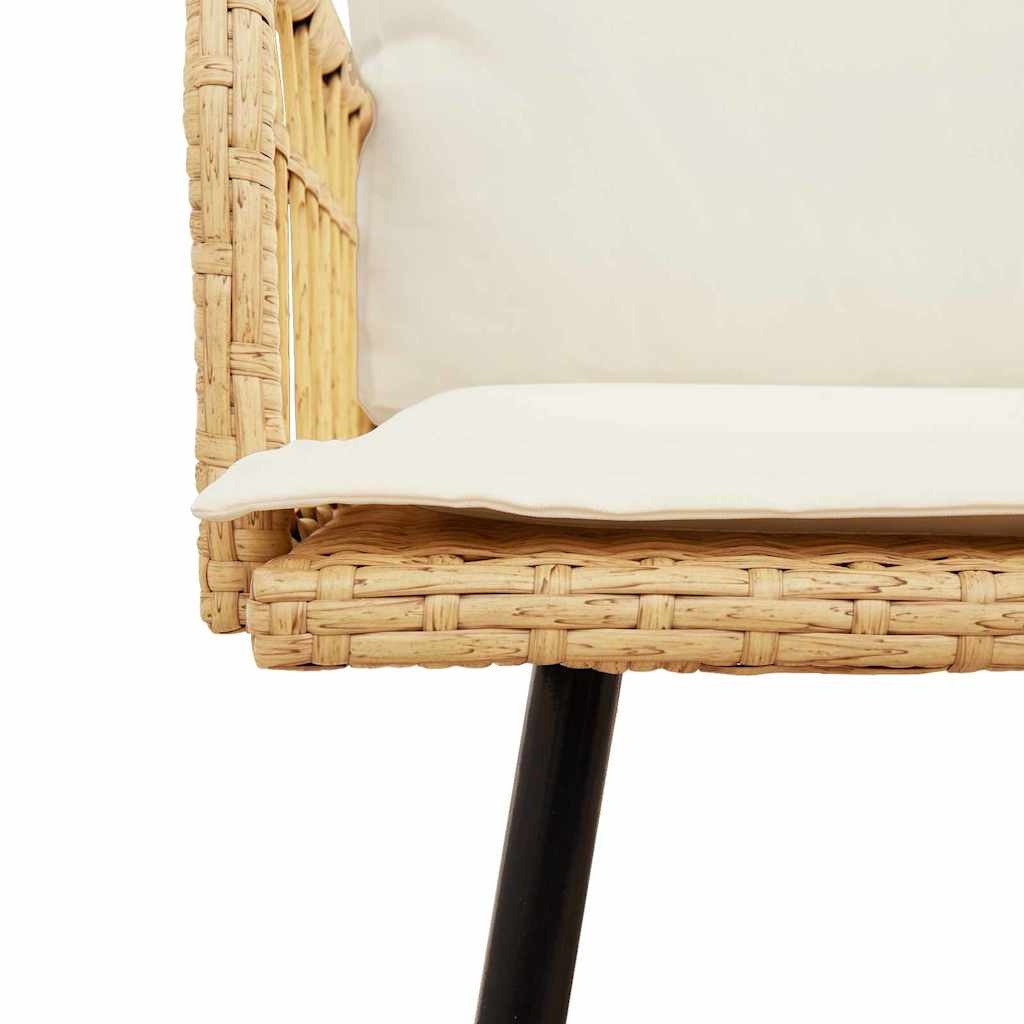 VidaXL Tuinbank Bruin Metaal + Kussen -35%! Showmodel