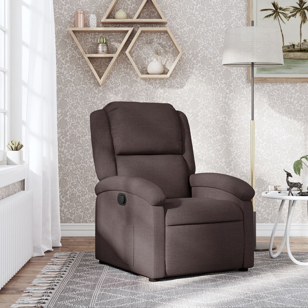 Verstelbare Fauteuil Donkerbruin - 40% Korting!