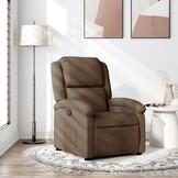 VidaXL Verstelbare Fauteuil Bruin - 35% Korting!