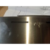 VidaXL Zwevend Schap RVS 100cm - 55% Korting!