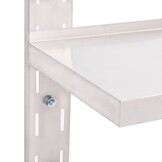 VidaXL Zwevend Schap RVS 100cm - 55% Korting!