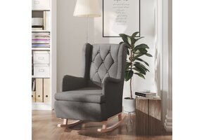 VidaXL Schommelstoel Donkergrijs - 40% Korting!