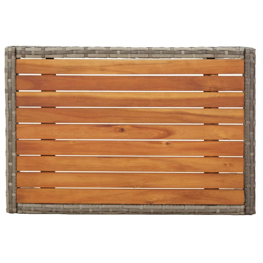 Tuinstoelen Set met Tafel - Grijs Rattan - 40% Korting!