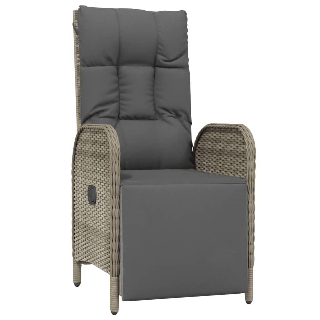 Tuinstoelen Set met Tafel - Grijs Rattan - 40% Korting!