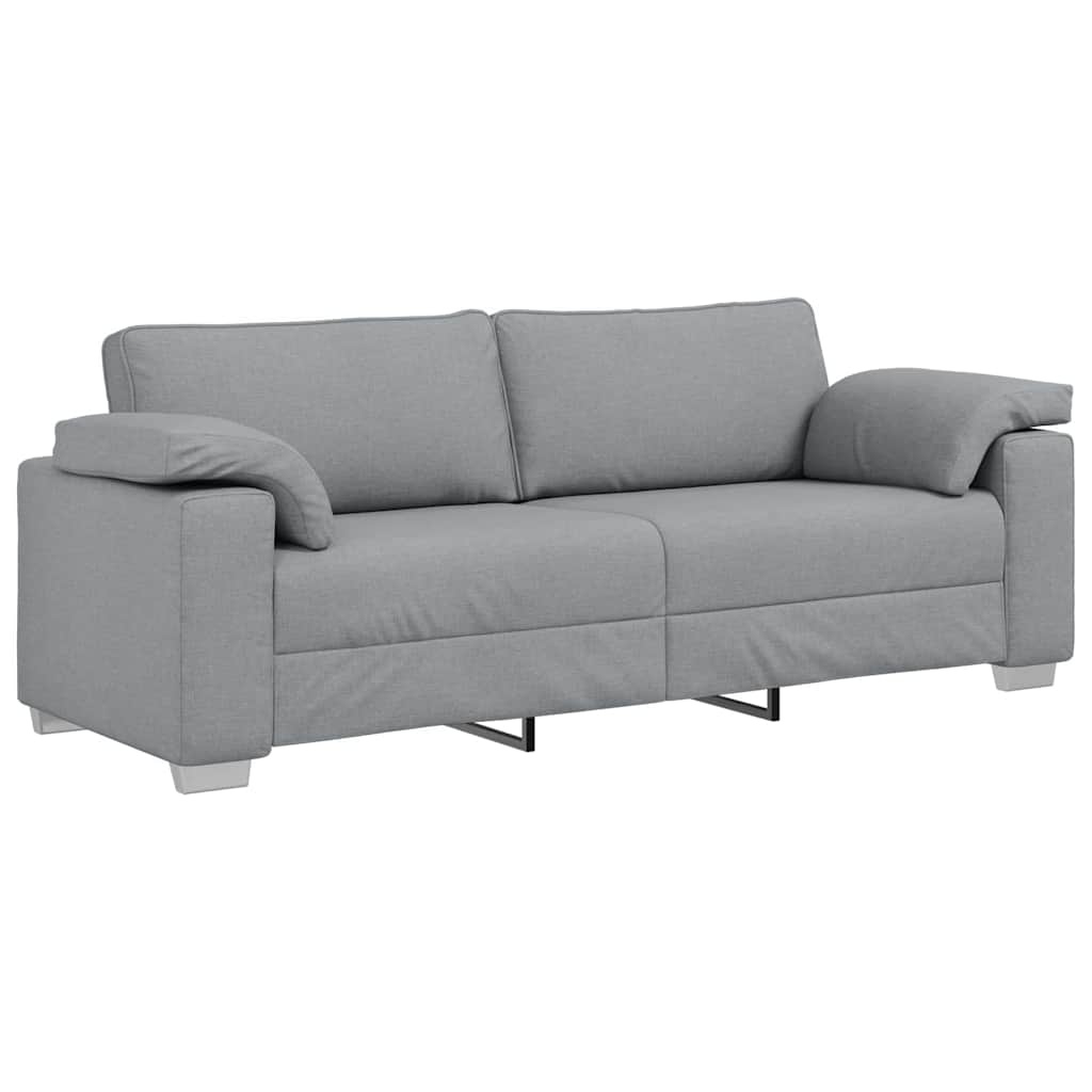 Lichtgrijze Bank - 219cm - 40% Korting! (Retour)