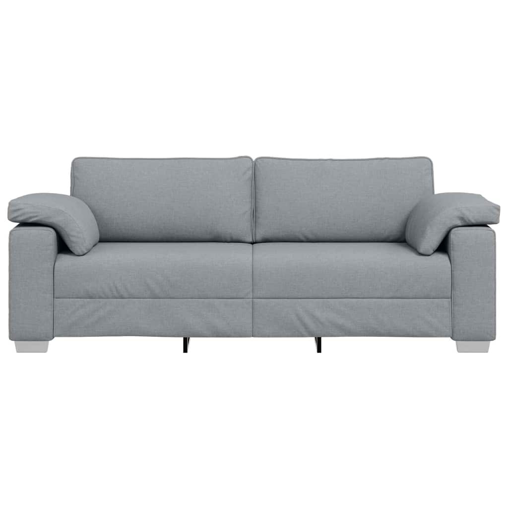 Lichtgrijze Bank - 219cm - 40% Korting! (Retour)