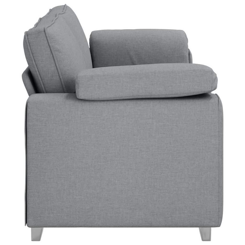 Lichtgrijze Bank - 219cm - 40% Korting! (Retour)