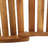 Ligstoel Acaciahout Donkergrijs incl. Kussen - 65% Korting!